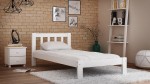 Fenyő ágy 90x200 Alena fehér