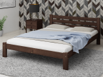 Fenyő ágy 160x200 Ajza dió