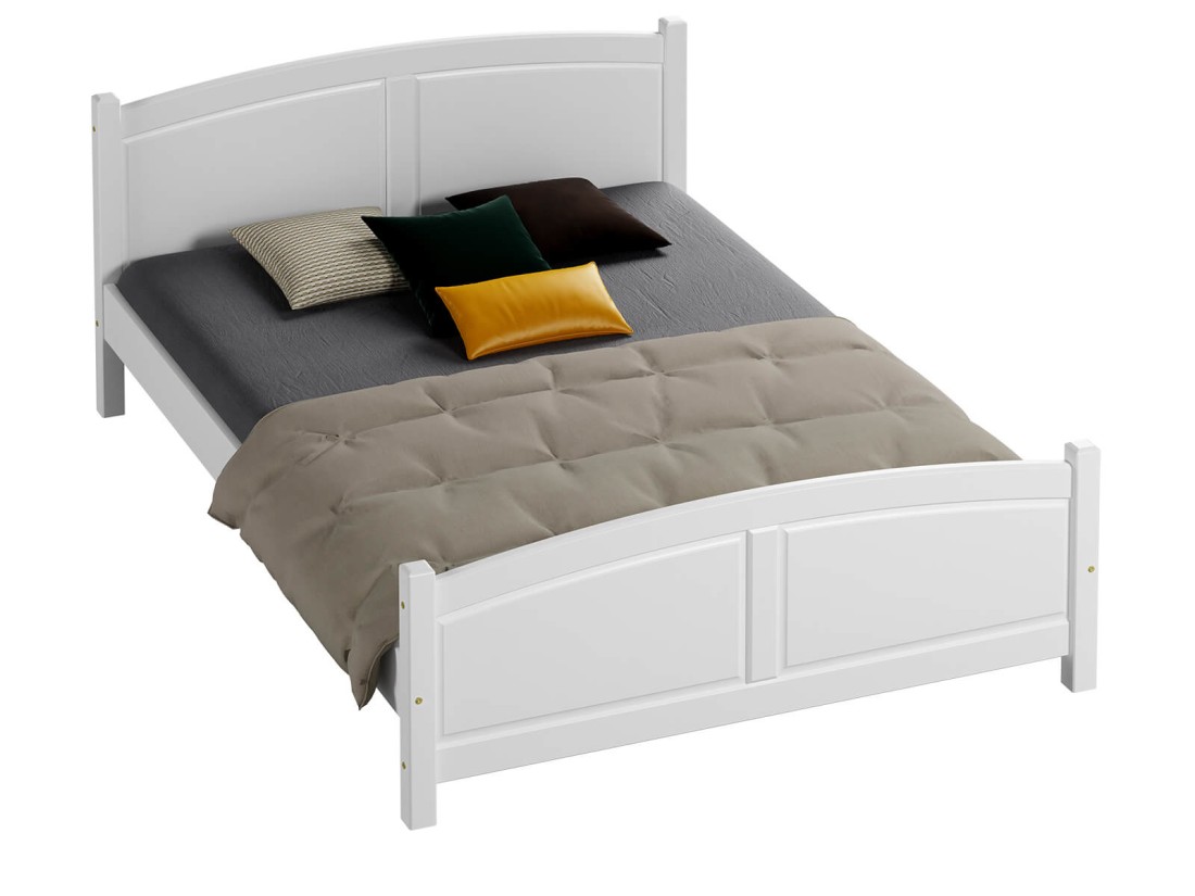 Fa ágy 160x200 Mela fehér