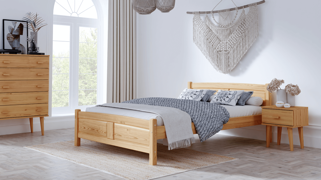 Fa ágy 120x200 Květa éger