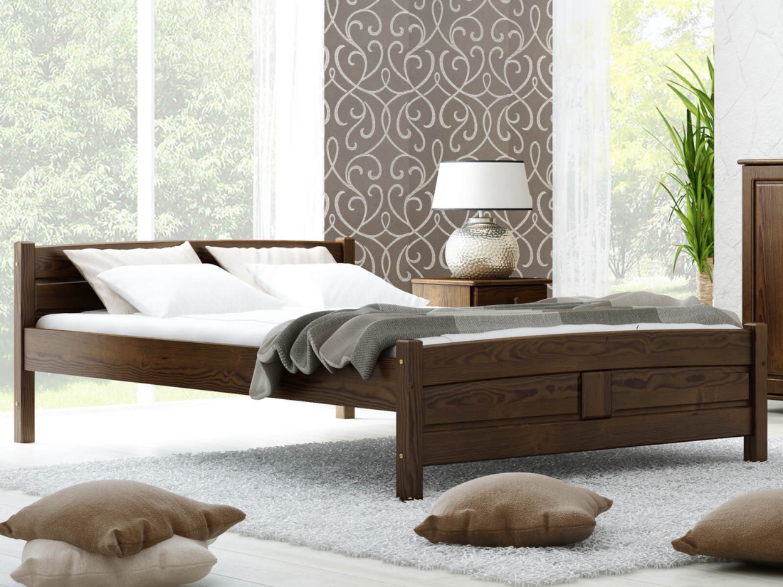 Fa ágy 120x200 Květa dió