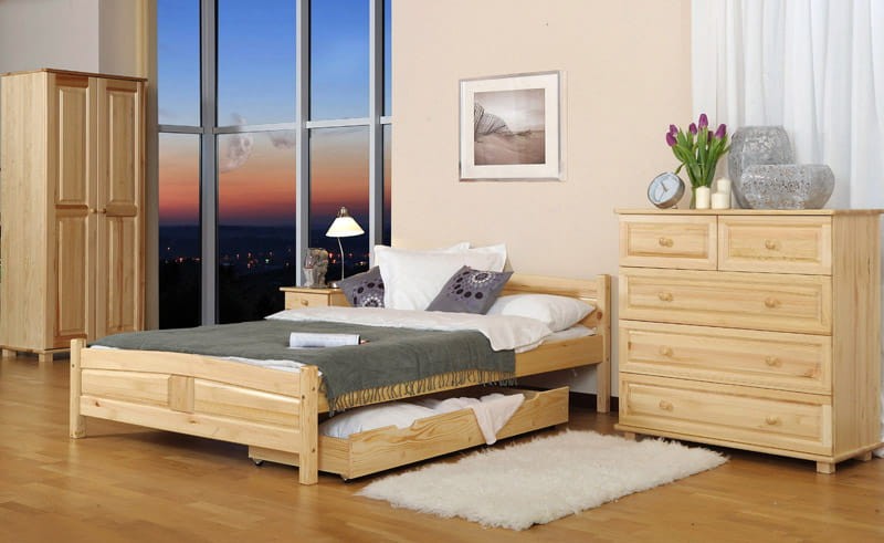 Fa ágy 120x200 Květa fenyő