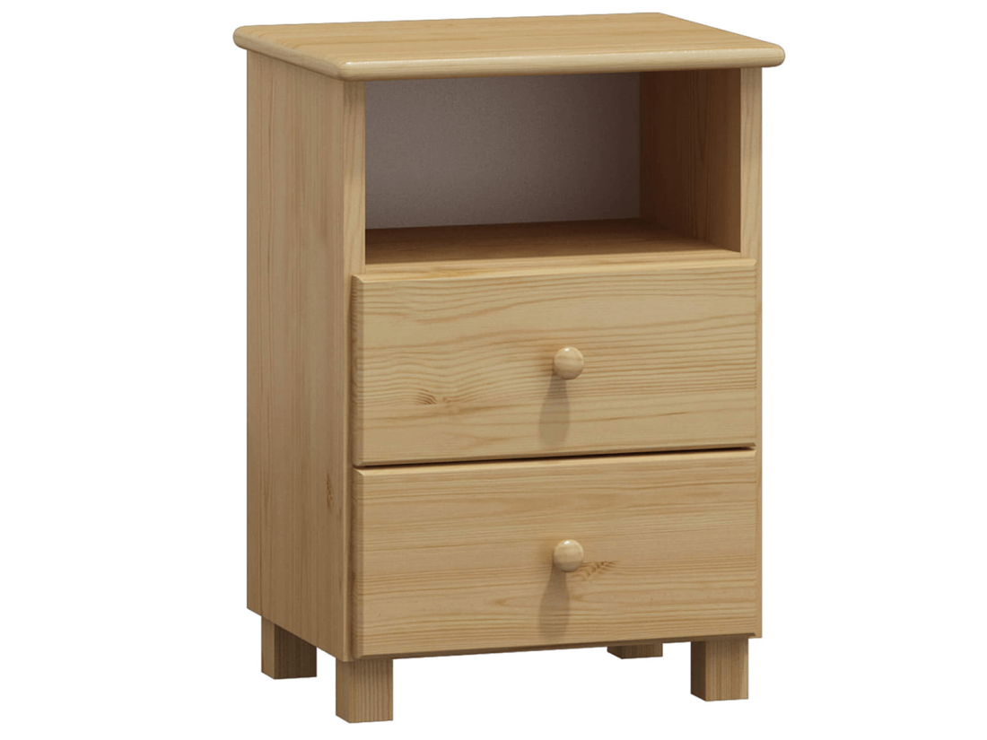 Éjjeliszekrény fenyő Katka S2