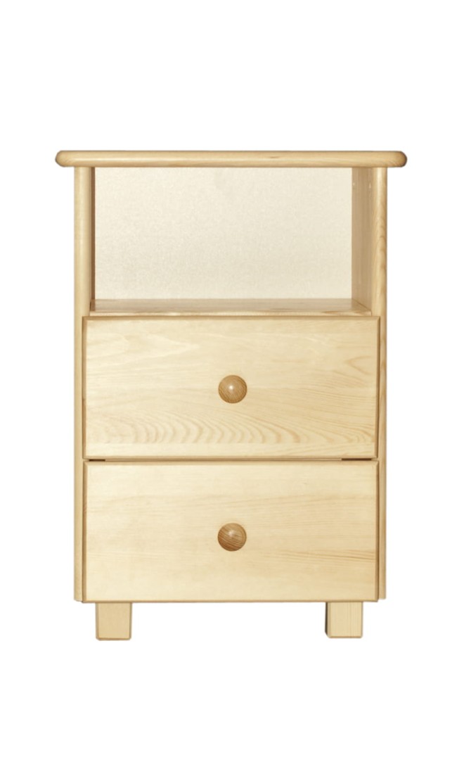 Éjjeliszekrény fenyő Katka S2