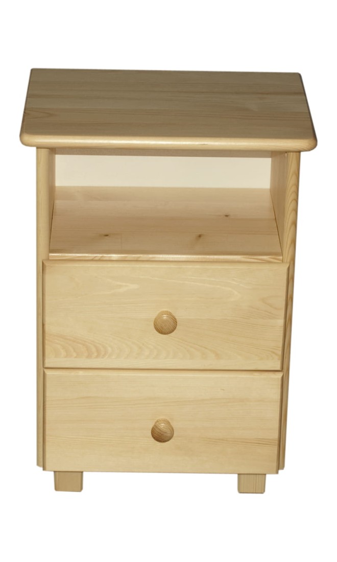 Éjjeliszekrény fenyő Katka S2