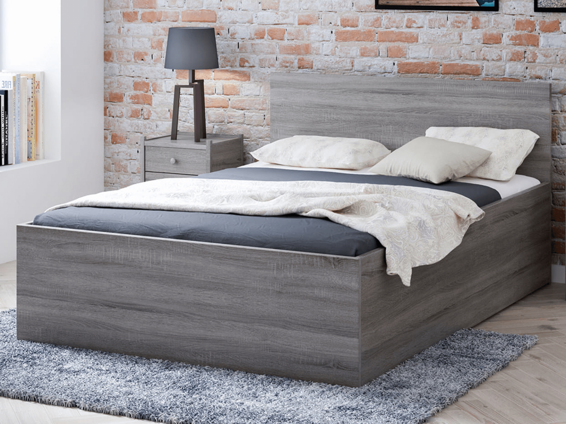 Ágy 160x200 DM1 szarvasgombás tölgy