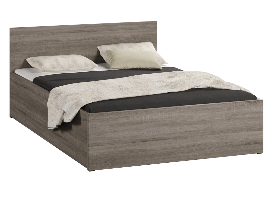 Ágy 160x200 DM1 szarvasgombás tölgy