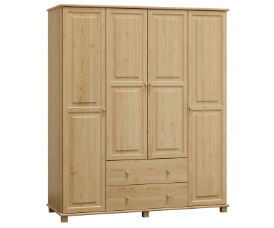 Fenyő szekrény 4Dc2, 180 széles