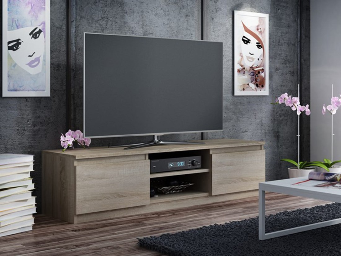 TV állvány MALTA 140 széles sonoma tölgy