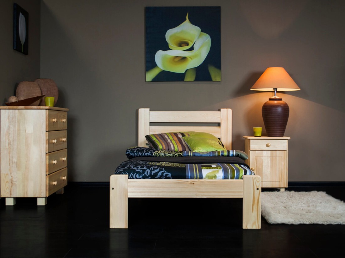 Fenyő ágy 90x200 Eliza fenyő