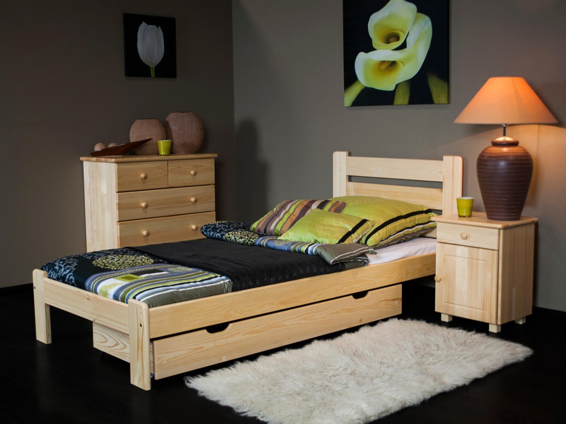 Fenyő ágy 90x200 Eliza fenyő