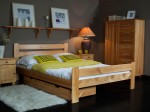 Fenyő ágy 120x200 Neli éger