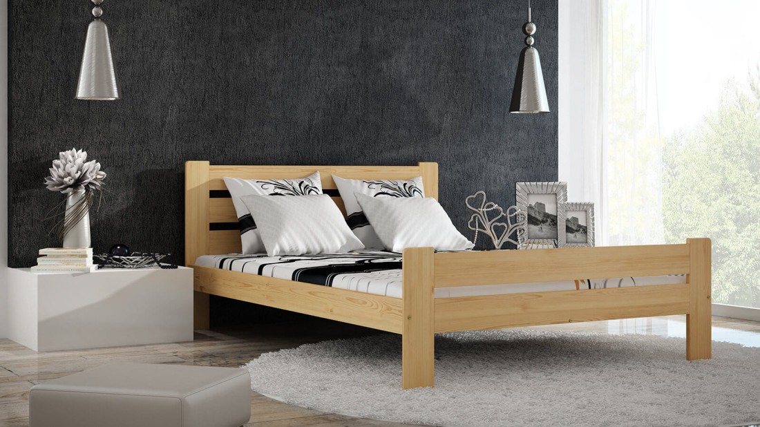 Fenyő ágy 120x200 Neli fenyő