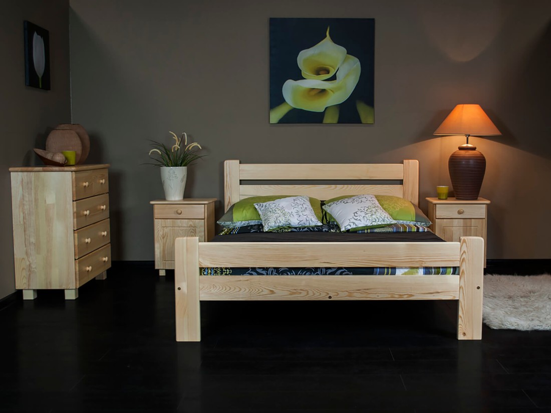 Fenyő ágy 120x200 Neli fenyő