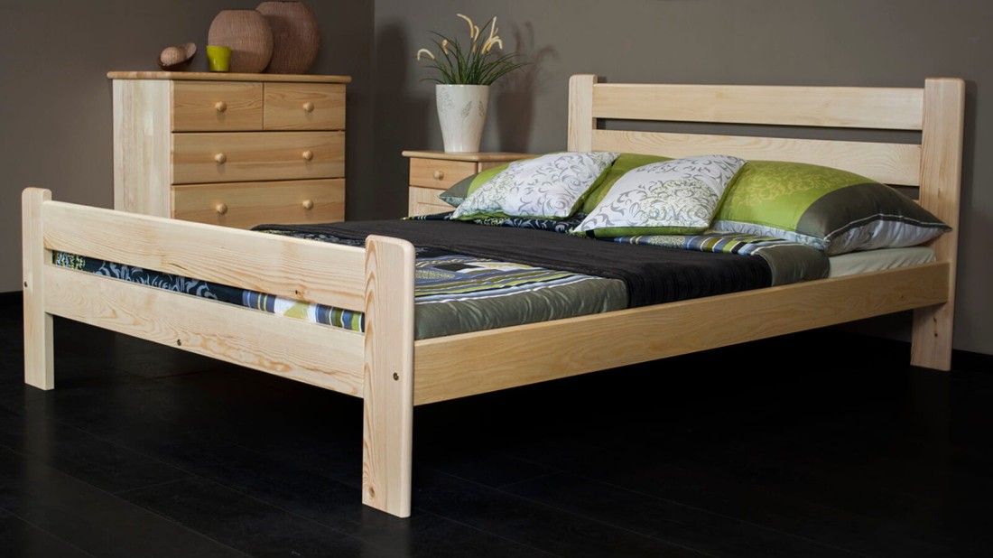 Fenyő ágy 120x200 Neli fenyő