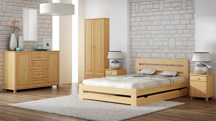 Fenyő ágy 120x200 Kati fenyő