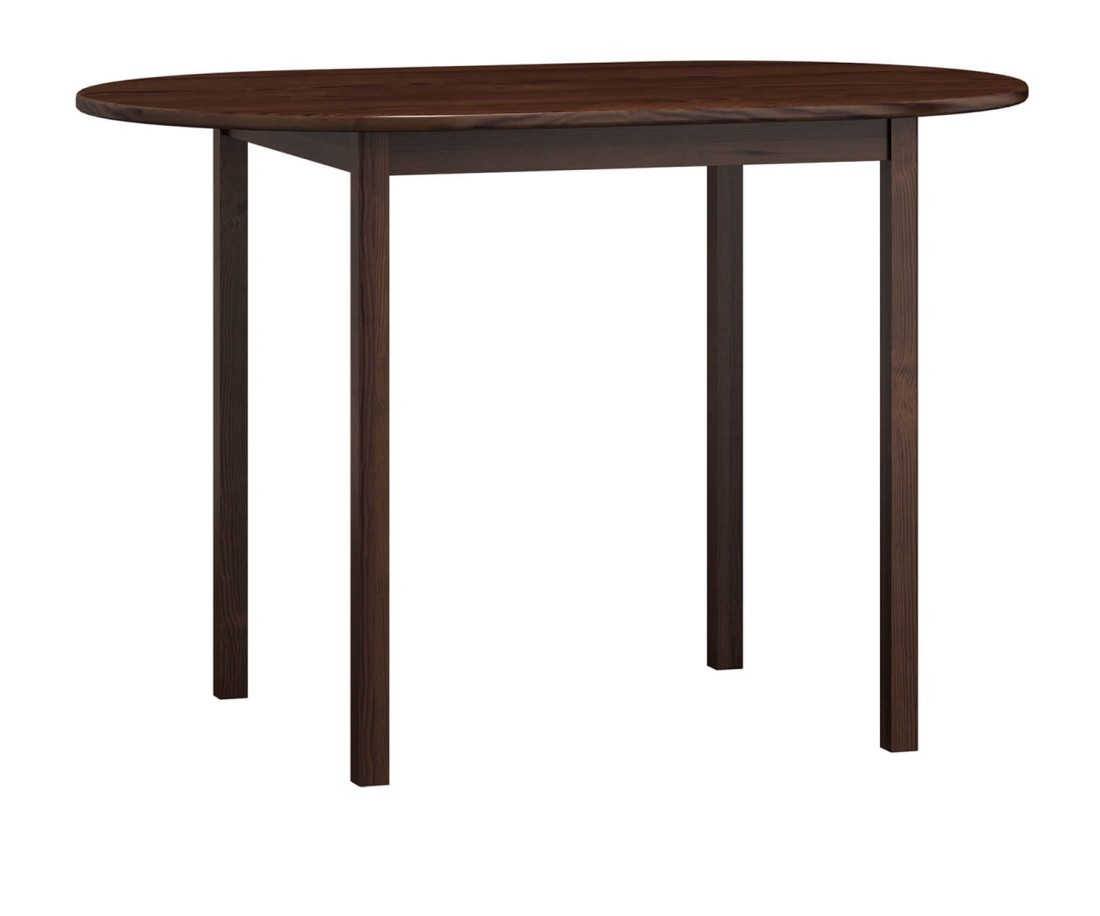 Ovális asztal c4 dió 150x80 cm