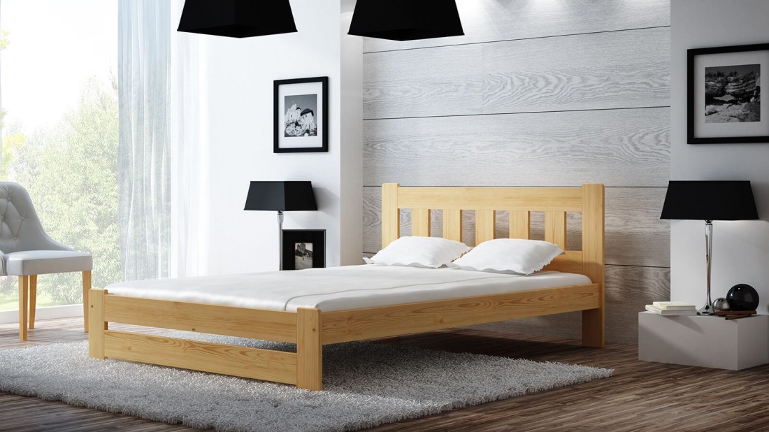 Fenyő ágy 140x200 Mila fenyő