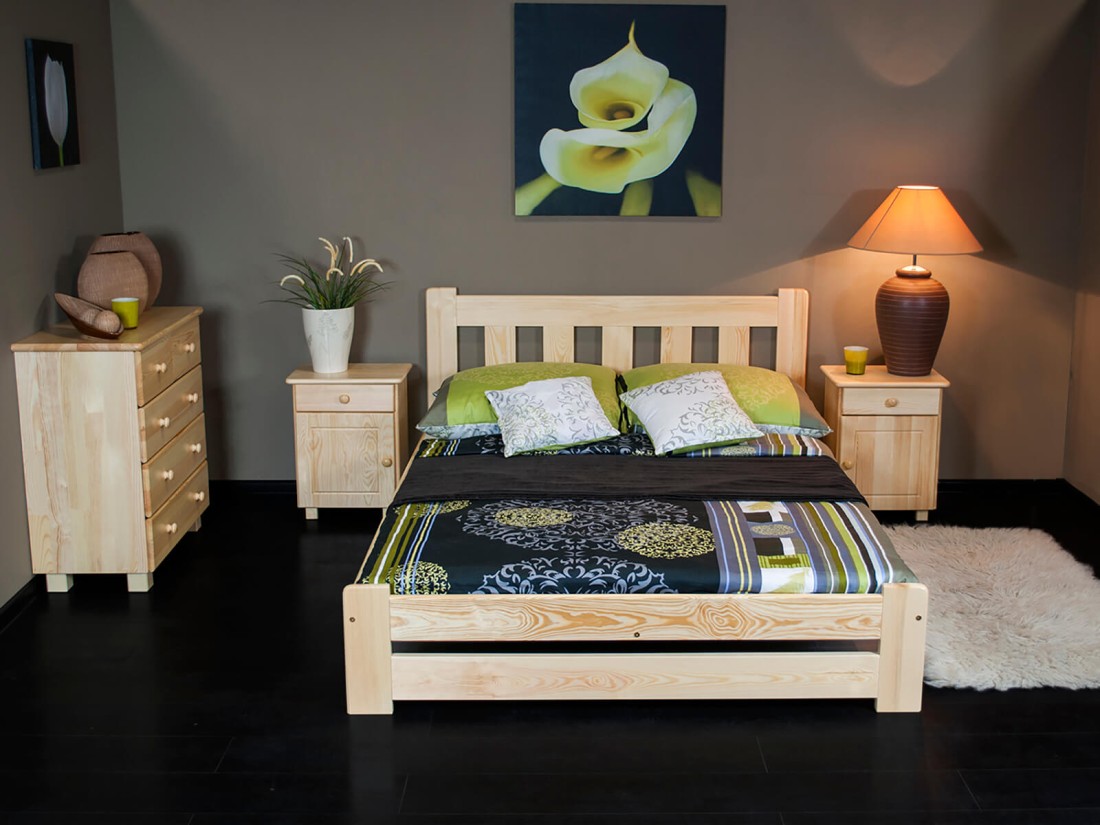 Fenyő ágy 160x200 Mila fenyő