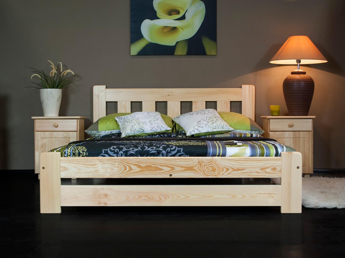 Fenyő ágy 160x200 Mila fenyő