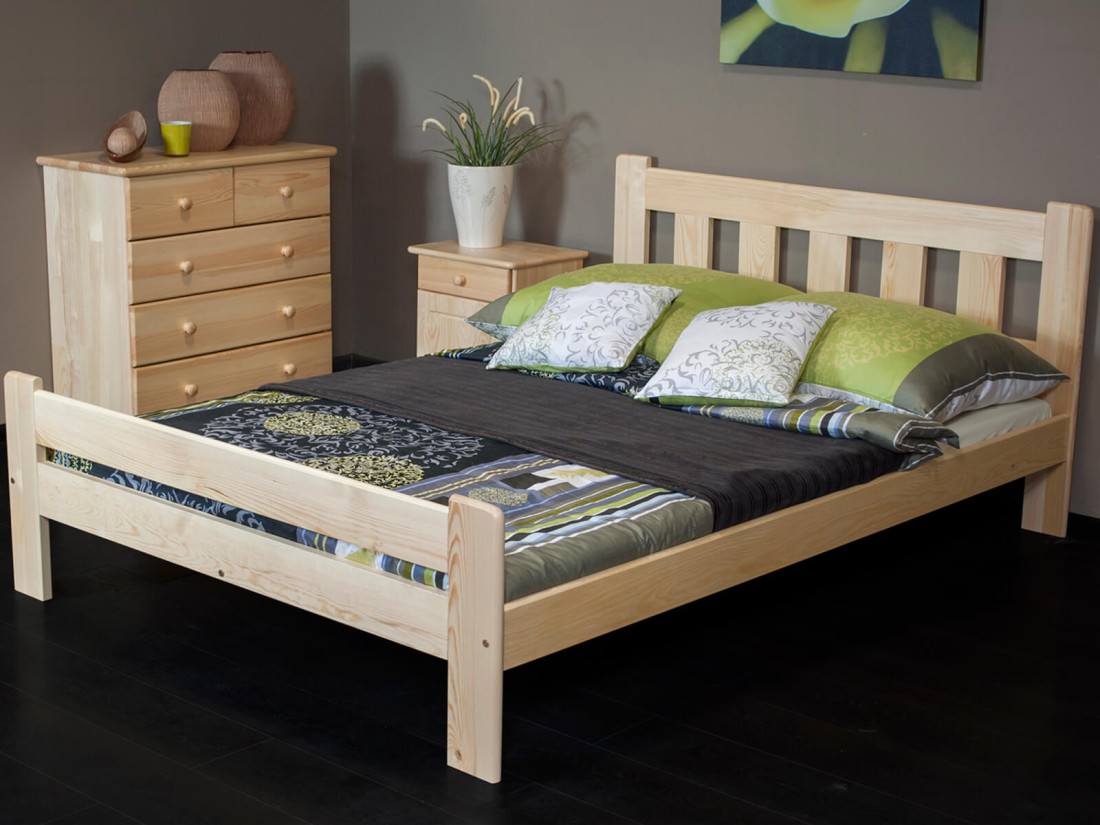 Fenyő ágy 160x200 Greta fenyő