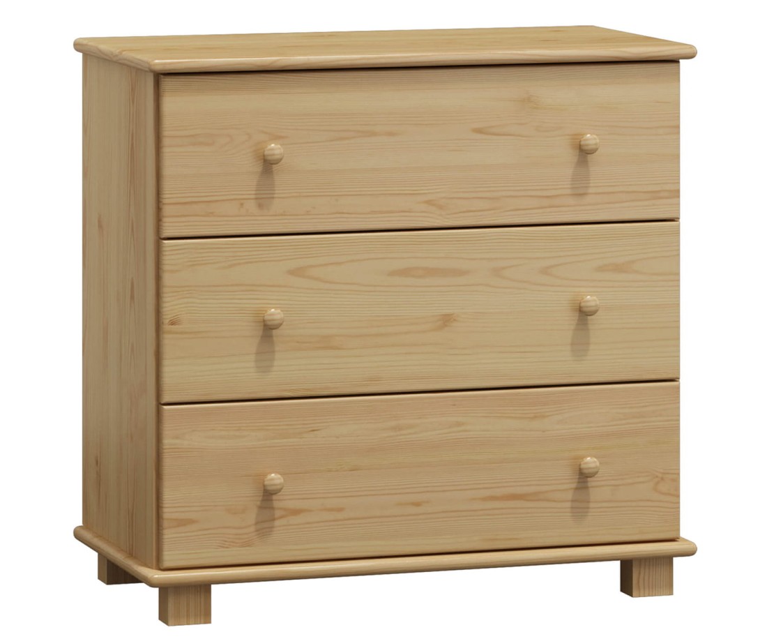 Fenyő komód 3s mélység 47 cm fenyő