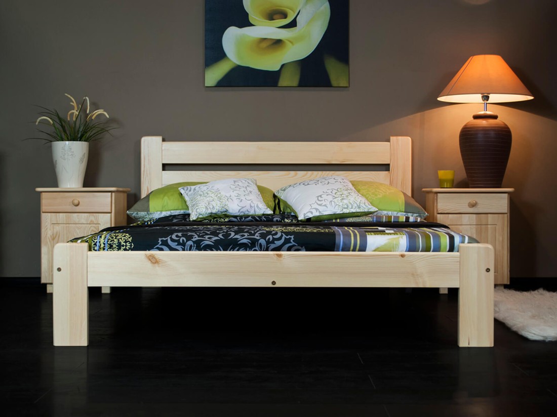 Fenyő ágy 120x200 Eliza fenyő