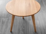 Kerek dohányzóasztal 45cm Reno természetes tölgyfa