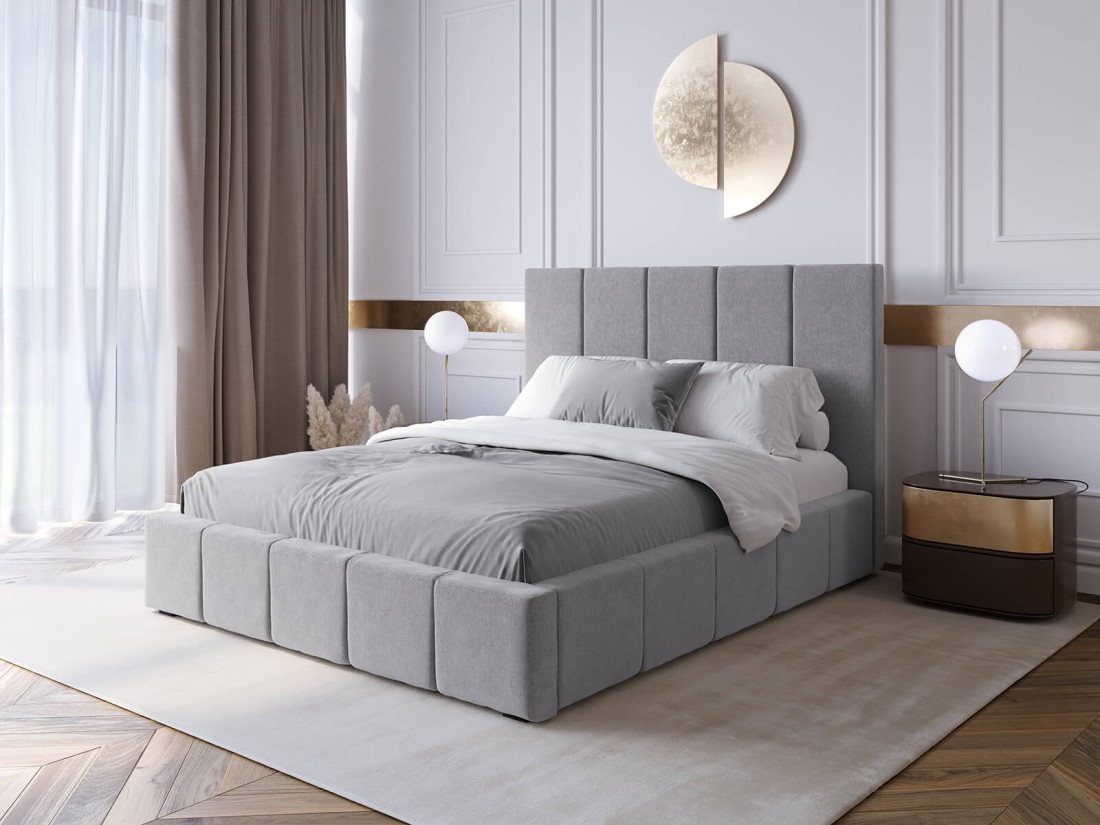 Kárpitozott ágy tárolóhellyel 140x200 PRO line 18 Soro 90