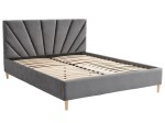 Kárpitozott skandináv ágy 180x200 Scandi line 3 Velvet Grafit