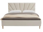 Kárpitozott skandináv ágy 160x200 Scandi line 3 Velvet Bézs