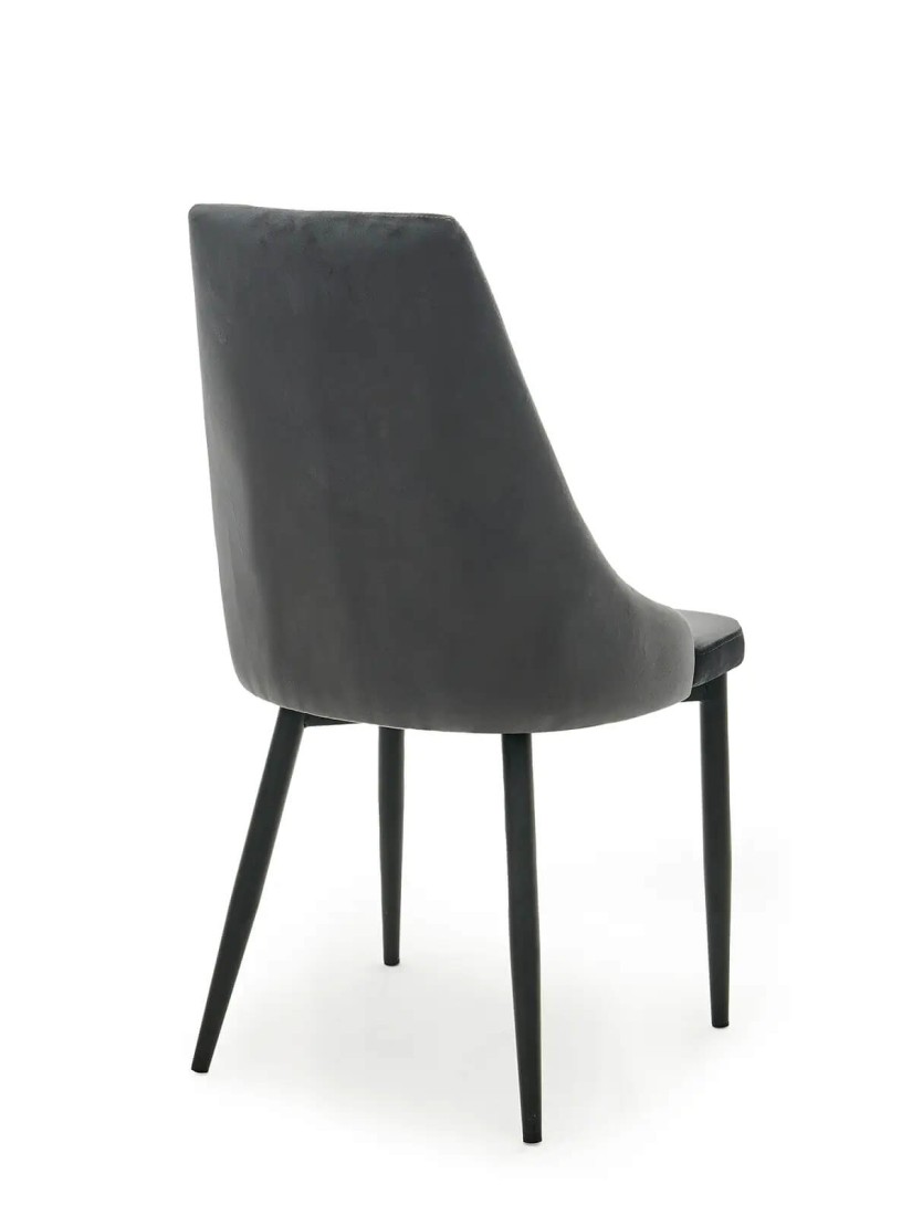 Kárpitozott szék Paulo Velvet Szürke