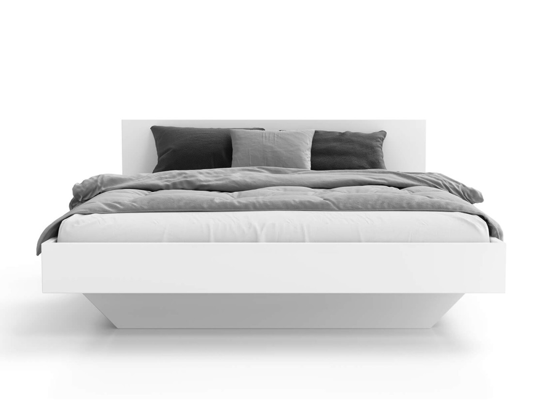 Levitációs ágy bútorlapból 160x200 DM2 fehér