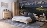 Bükkfa ágy fejtámla nélkül 160x200 Beskid 04 Bükk natúr