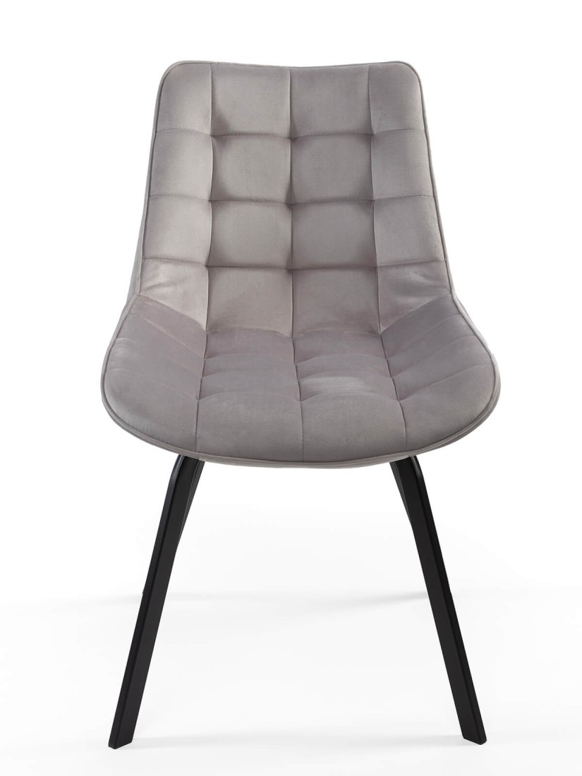 Kárpitozott szék Tebe Velvet Ezüst