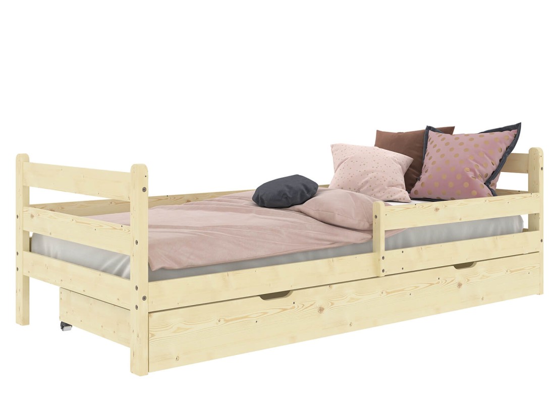 Gyerekágy 160x80 Kacperek fiókkal, fenyő