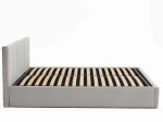 Kárpitozott ágy tárolóhellyel TOP line 7 120x200 Szürke Velvet