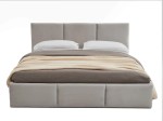 Kárpitozott ágy tárolóhellyel TOP line 7 120x200 Szürke Velvet