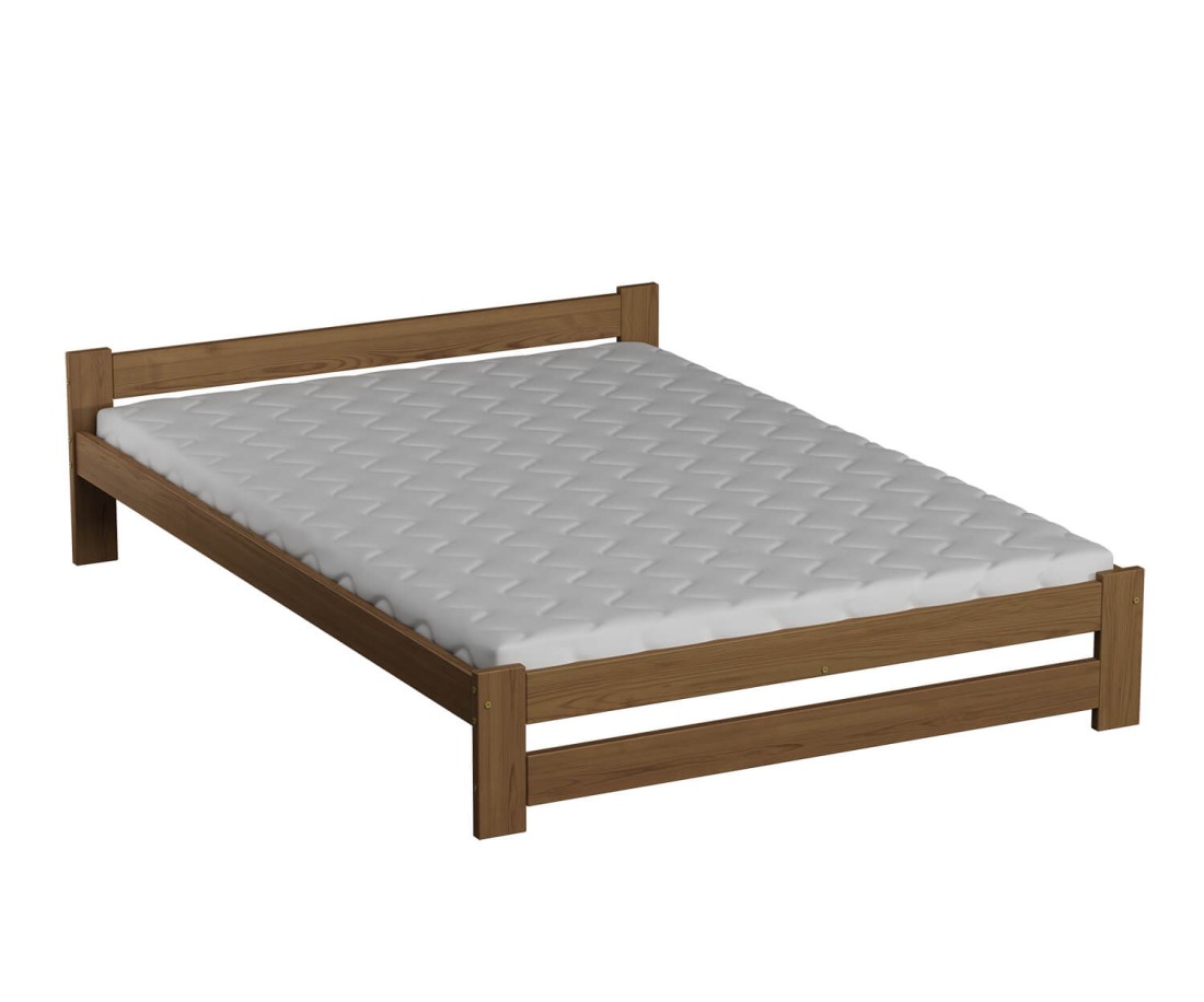 Fa ágy 160x200cm Ran VitBed tölgy + Matrac 160x200 Niobé