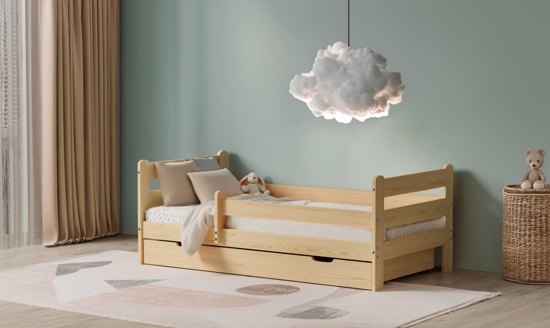 Gyerekágy 160x80 Kacperek fiókkal, fenyő