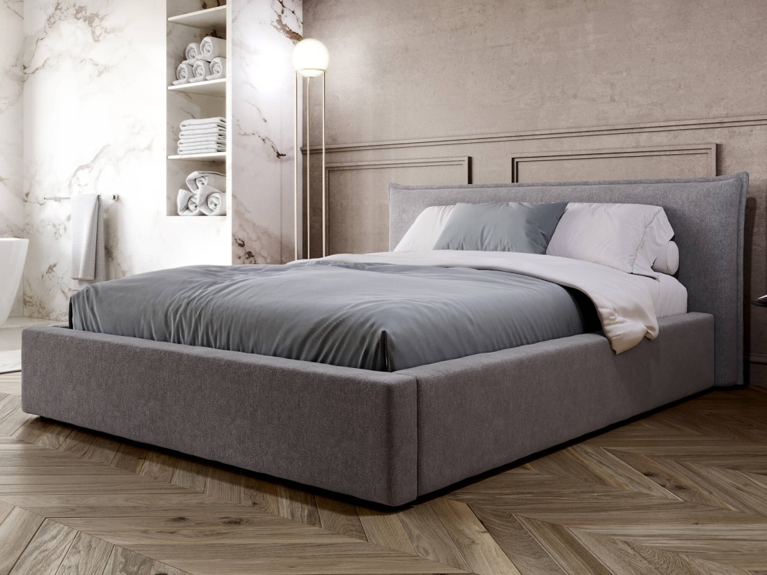 Kárpitozott ágy tárolóhellyel 180x200 PRO line 19 Soro 90