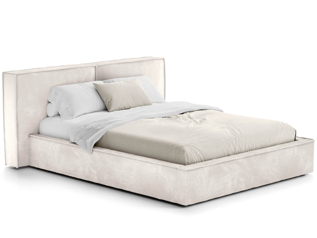 Kárpitozott ágy tárolóhellyel 160x200 PRO line 20 Harmony 02 bézs