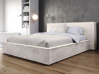 Kárpitozott ágy tárolóhellyel 180x200 PRO line 20 Harmony 02 bézs