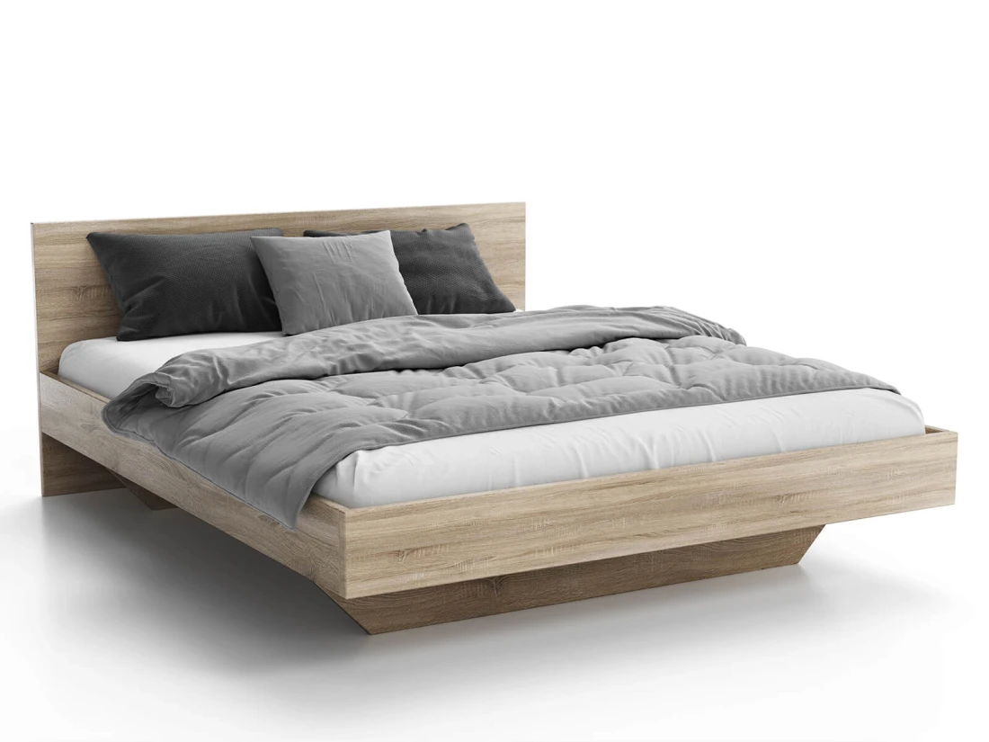 Levitációs ágy bútorlapból 180x200 DM2 tölgy sonoma