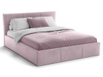Kárpitozott ágy tárolóhellyel TOP line 7 140x200 Rózsaszín Velvet
