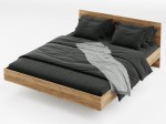 Levitációs ágy bútorlapból 180x200 DM2 tölgy craft