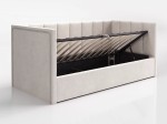 Kárpitozott kanapéágy 90x200 as konténerrel és kerettel Soro21 Urus