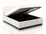 Kárpitozott ágy levitációs, tárolóhellyel TOP line 8 160x200 Szürke Velvet