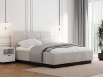 Kárpitozott ágy levitációs, tárolóhellyel TOP line 8 180x200 Szürke Velvet