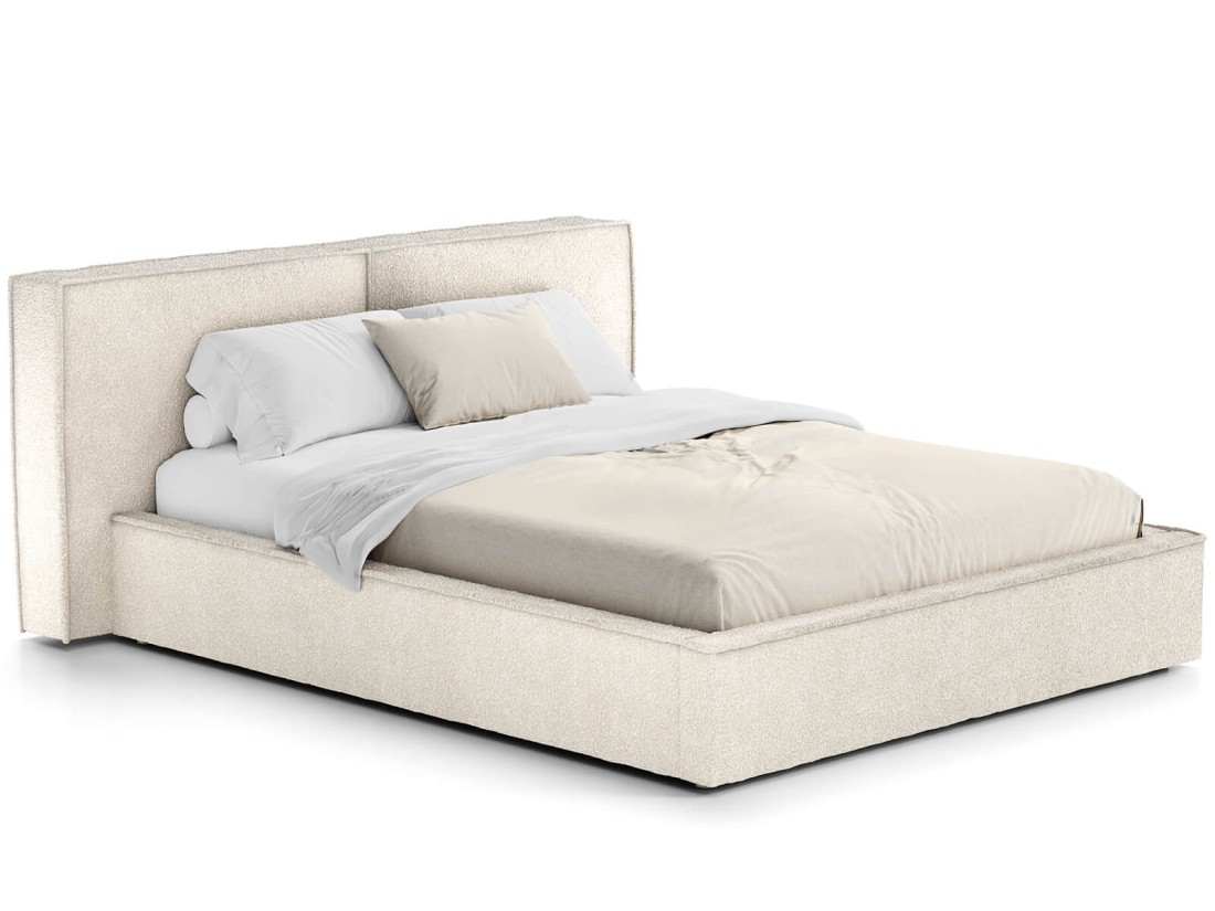 Kárpitozott ágy tárolóhellyel 180x200 PRO line 20 Boucle 02